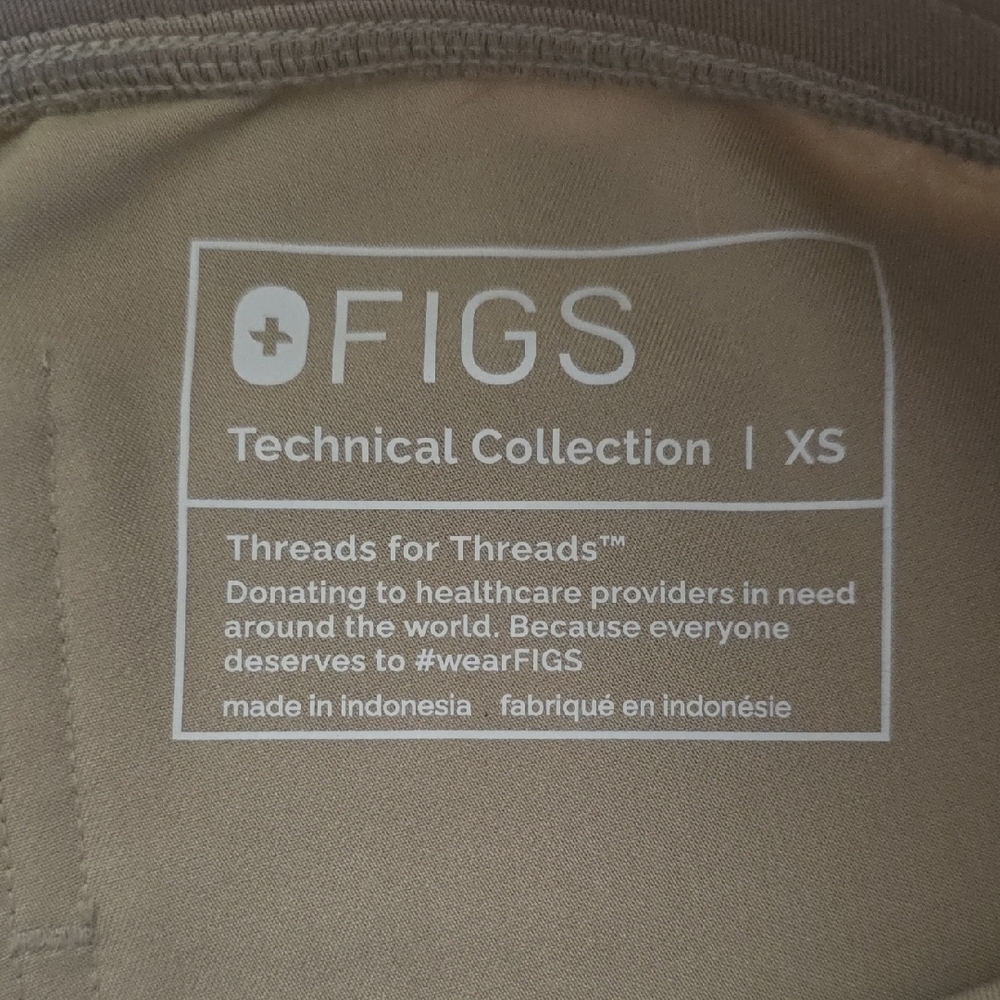 Figs Khaki Scrub Set - Picture 3 of 3